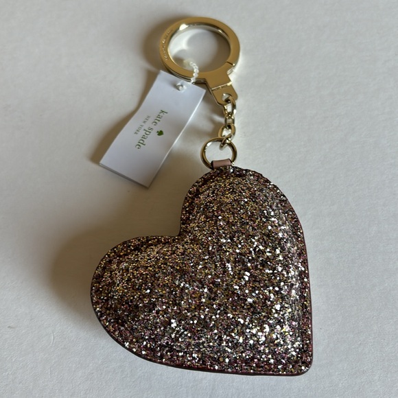 Kate Spade glitter heart key fob - Picture 5 of 8